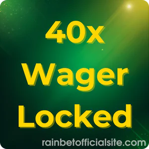 40x wager locked bonus
