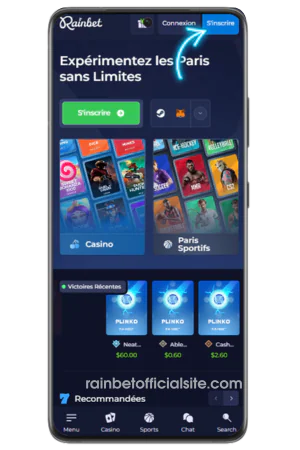 Visitez le site officiel du casino