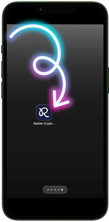 Rainbet icon αρχική οθόνη